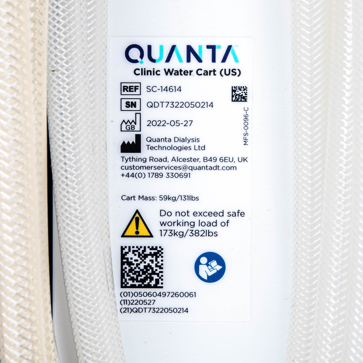 Quanta Dialysis System SC-13940, WRO300H Reverse Osmosis Dialysis Water System