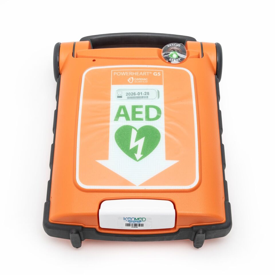 NEW Powerheart G5 AED Portable System, CF-140S, XBTAED001A, XELAED002B