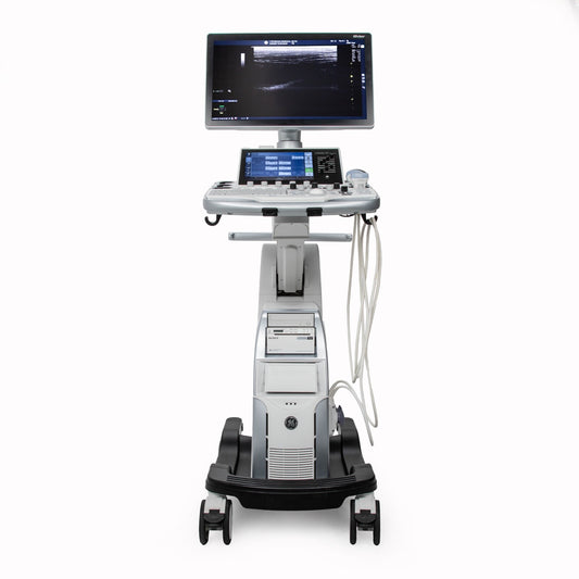 GE Logiq S7 Expert Ultrasound System w. 9L-D C1-5D Transducers SW: R3 5194432