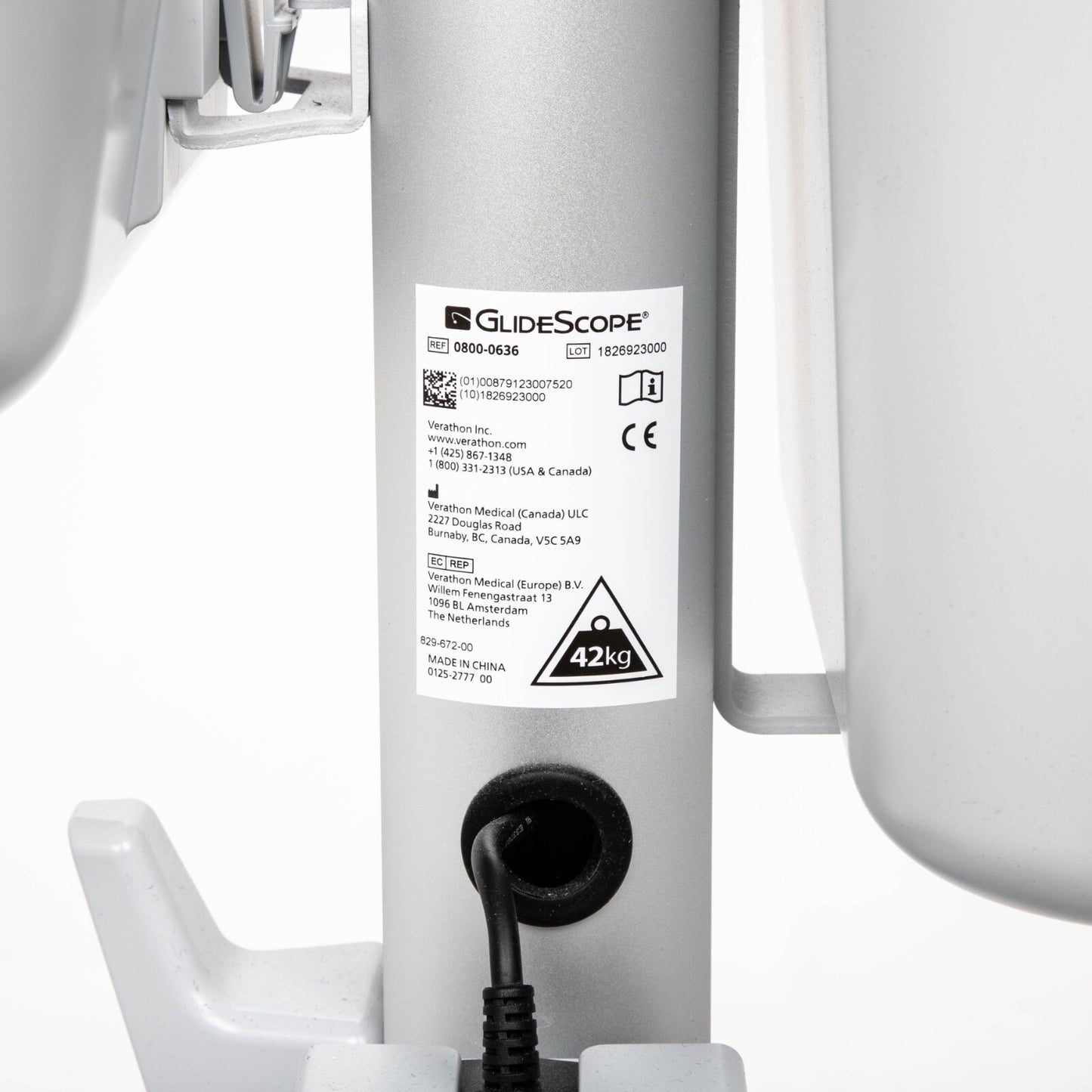Verathon GlideScope CORE 10 Visualization System, 0570-0376, 0800-0636, 0574-0194