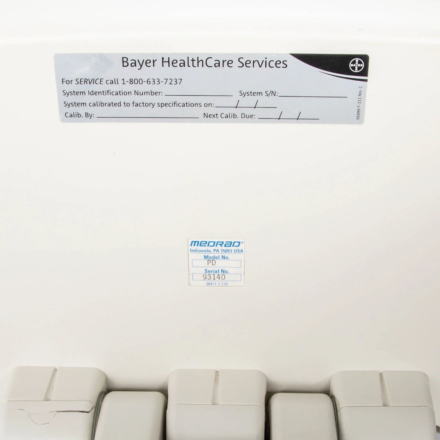 Medrad Mark V ProVis Duel Syringe Power Injector System, PPD