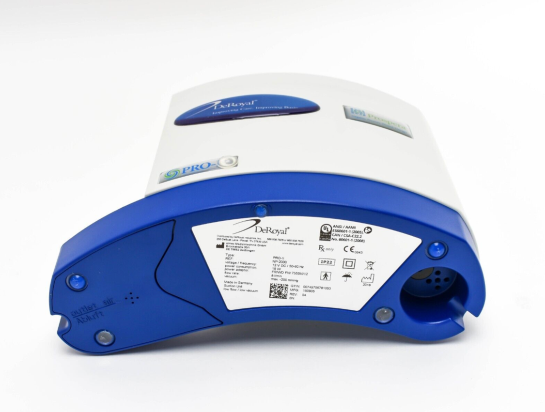DeRoyal Prospera PRO-II Negative Pressure Wound Therapy Pump and Accessories (NEW) NP-2000