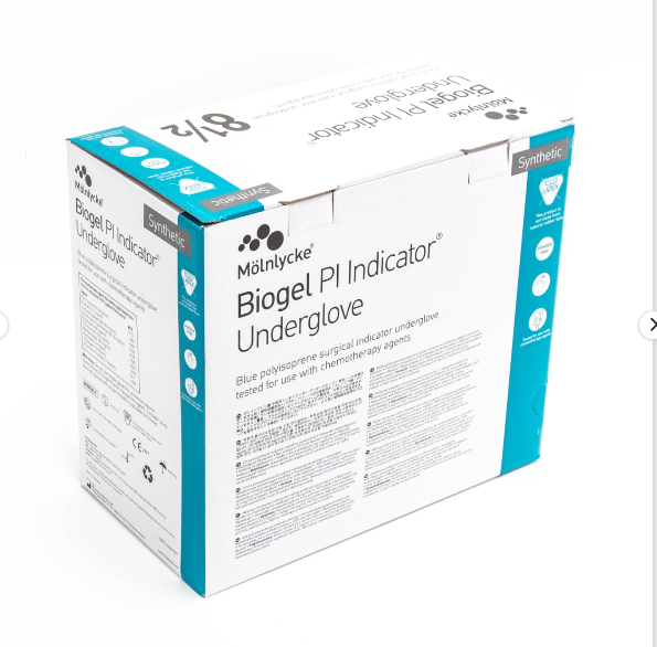 Molnlycke Biogel disposable PI Indicator Underglove 8 ½, 41685 (IN YEAR)