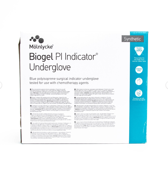 Molnlycke Biogel disposable PI Indicator Underglove 8 ½, 41685 (IN YEAR)