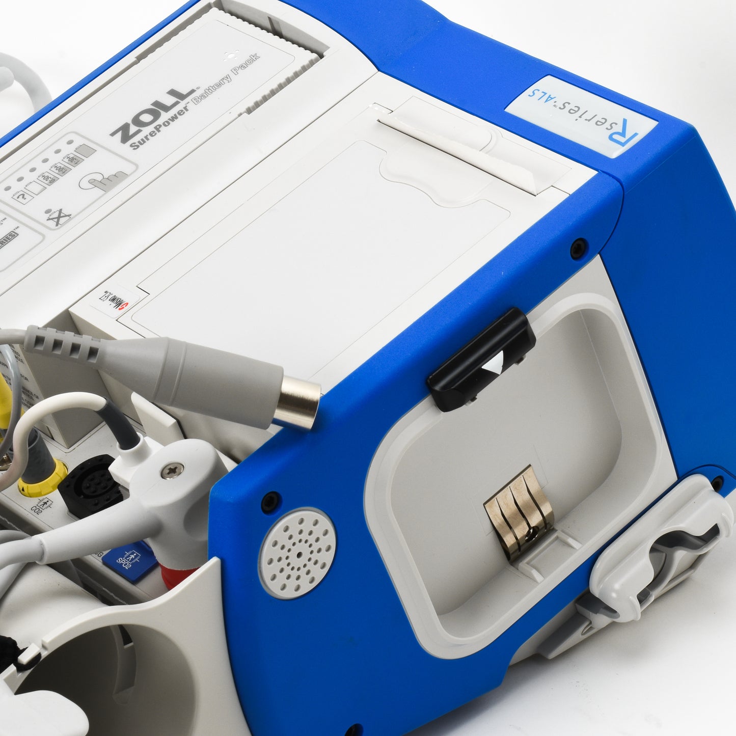 ZOLL R Series Analyze ALS Biphasic 3 Lead SP02 ETCO2 ECG PACE Capnostat 5