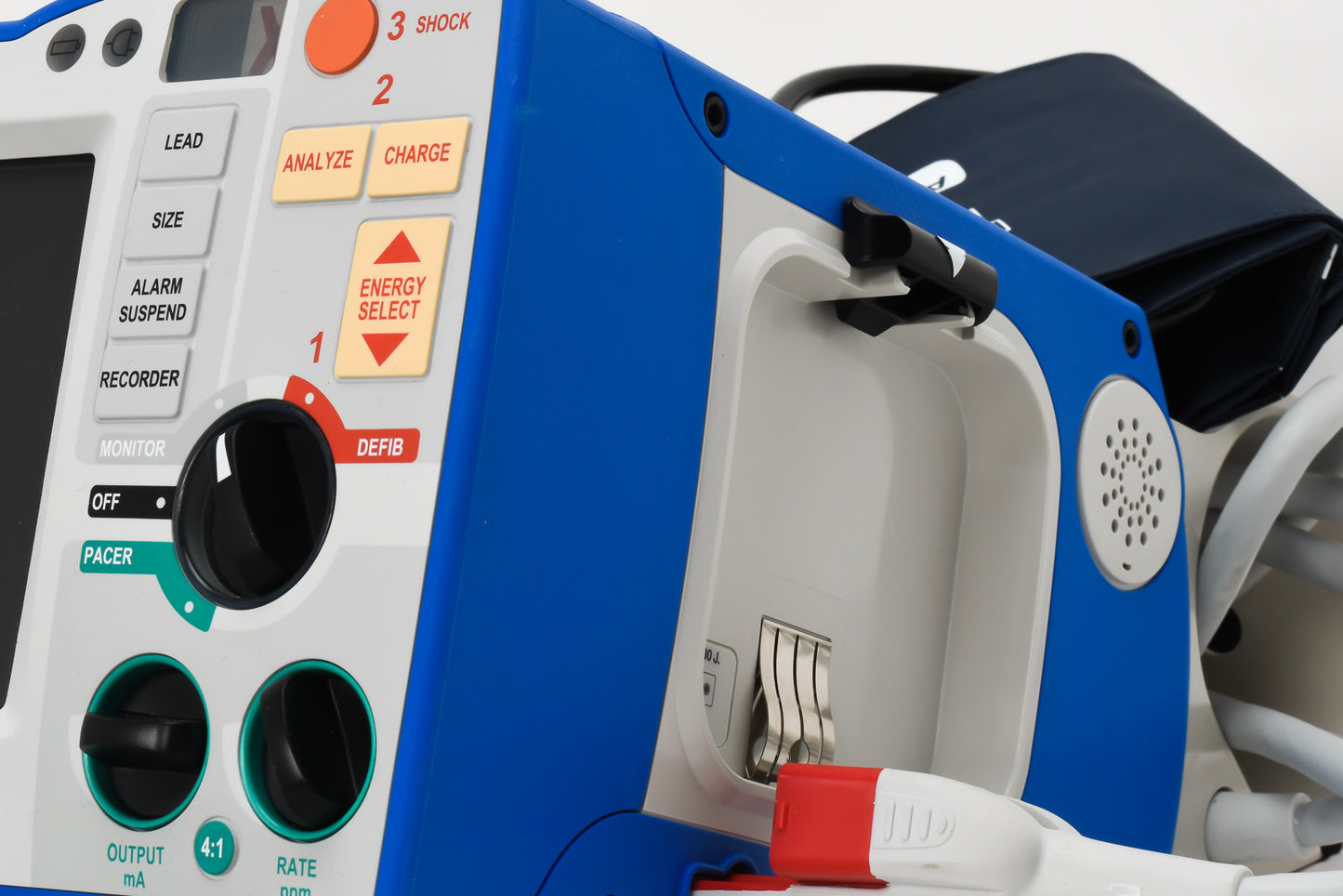 ZOLL R Series Analyze ALS Biphasic 3 Lead SP02 ETCO2 ECG PACE Capnostat 5