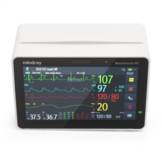 Mindray BeneVision N1 Patient Monitor 6660E-PA00017 Accessories Inc! DOM 2021