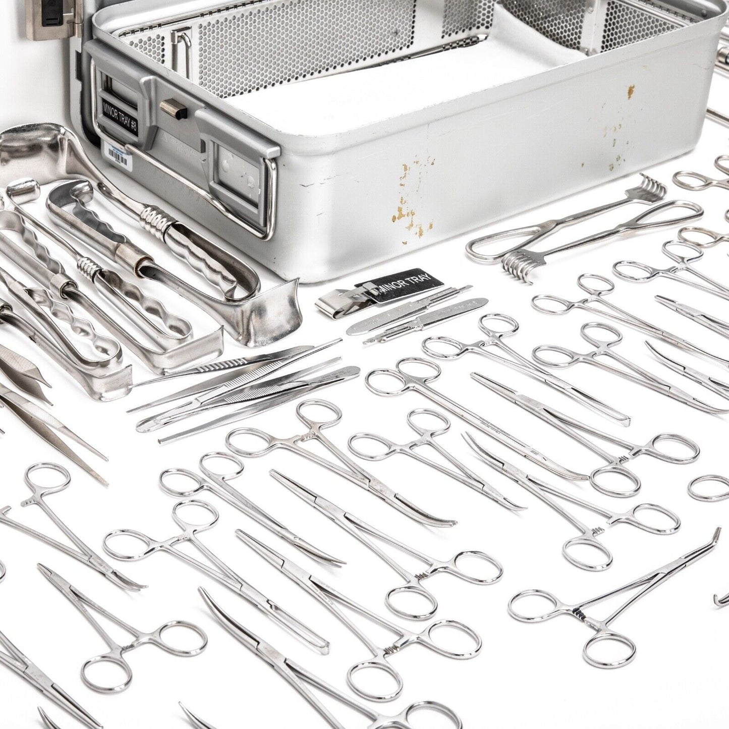 Aesculap V. Mueller Minor Surgical Instrument Tray 106-121 107-102 BC557R