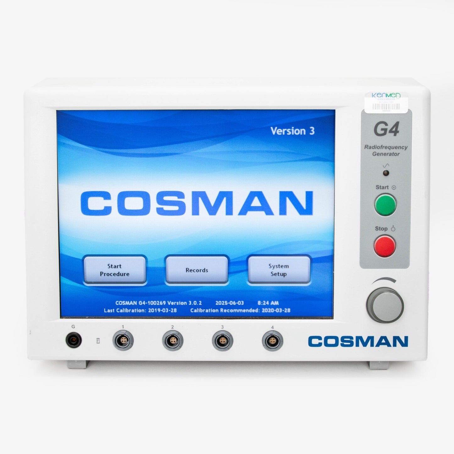 Cosman Medical G4 Radiofrequency Generator with Probes; RFG-4-120V TCN-10 T/N 01