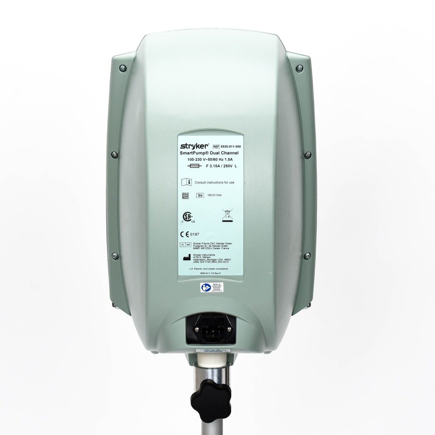 Stryker SmartPump Dual Channel Tourniquet System 5920-011-000 5920-013-000