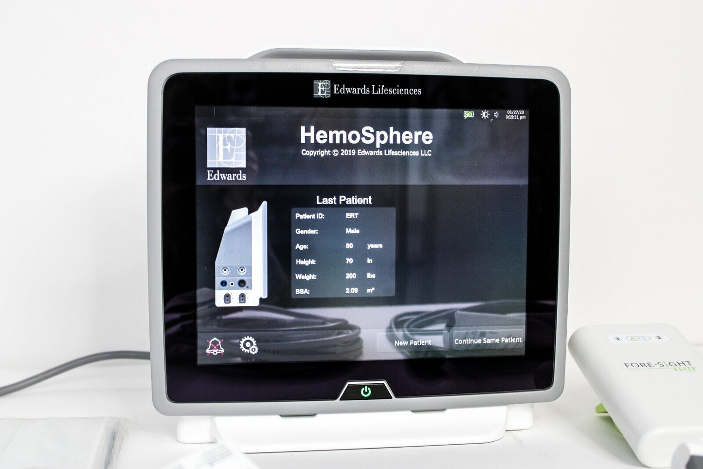 Edwards HemoSphere Advanced Monitor HEM1 01-06-1001 HEMOXSC100 70CC2