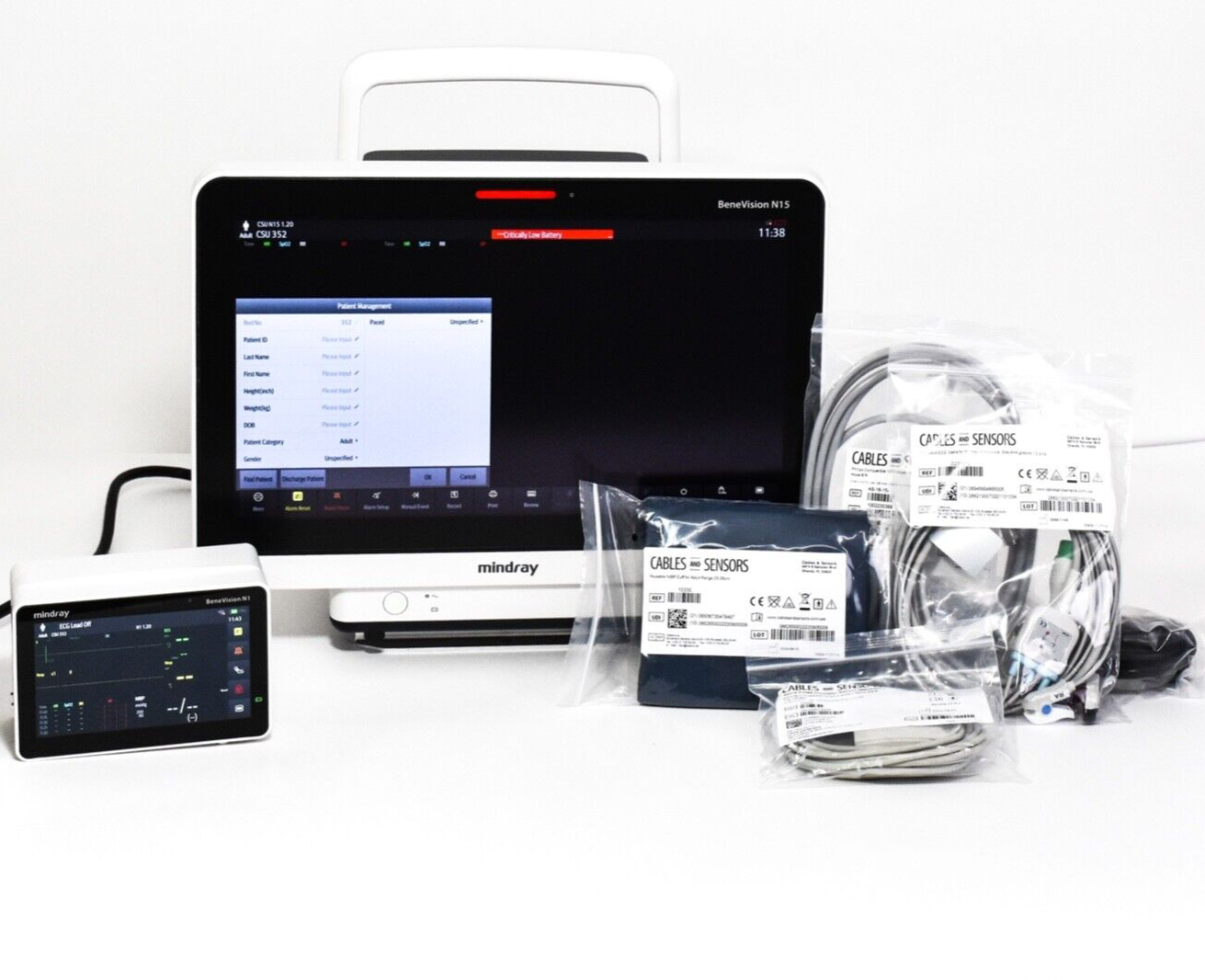 Mindray BeneVision N15 Patient Monitor; Mindray BeneVision N1 Transport Monitor