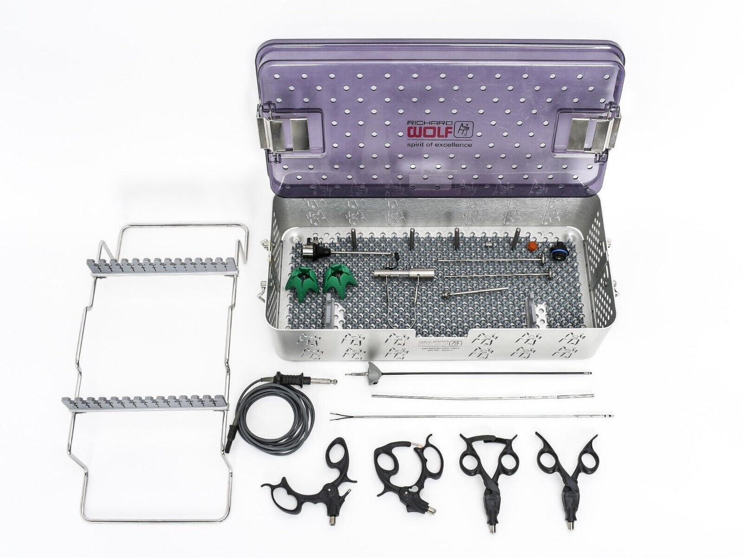 Richard Wolf Laparoscopy Tray 8585010 8391934 8391933 8391227 83930072 83930073