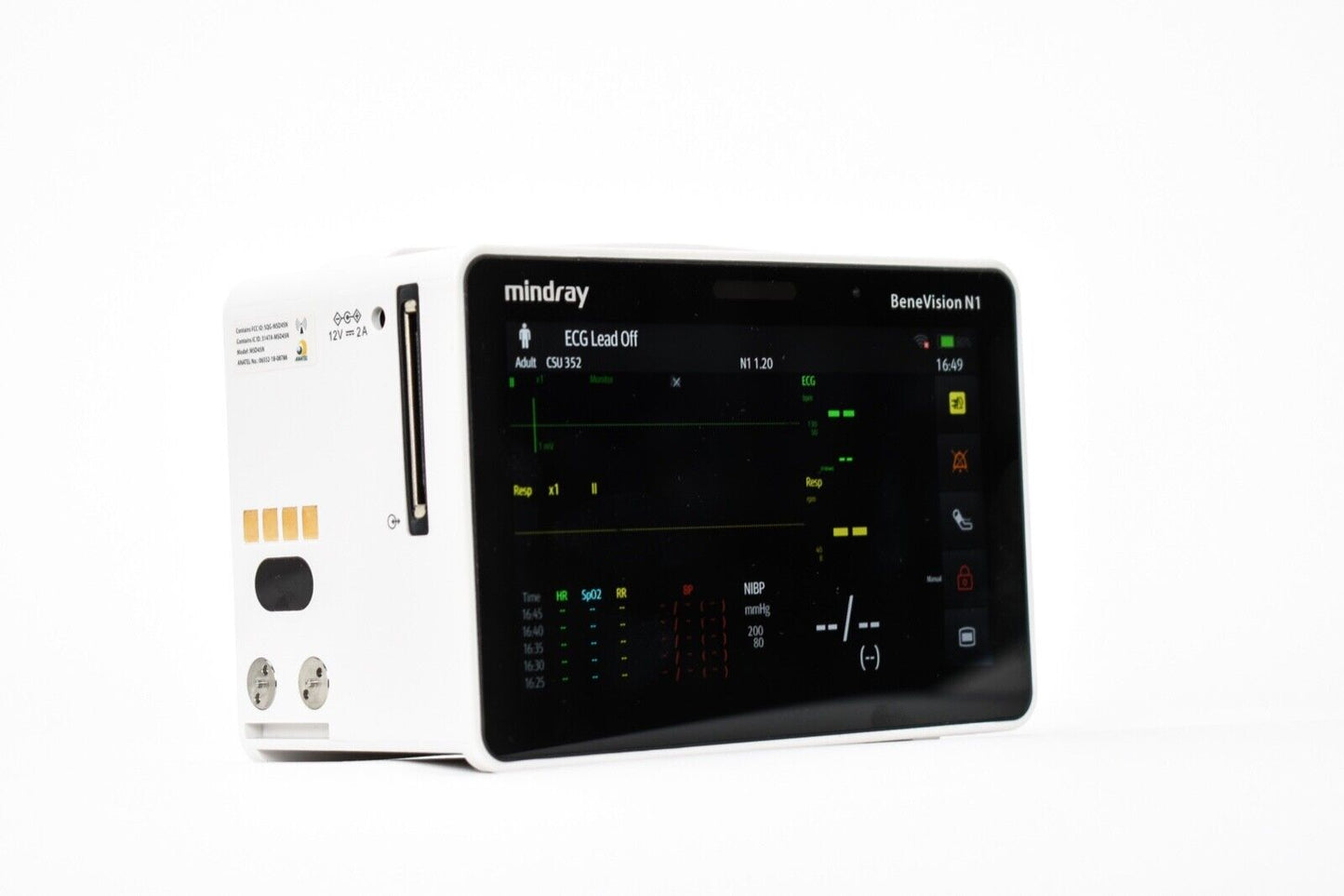 Mindray BeneVision N15 Patient Monitor; Mindray BeneVision N1 Transport Monitor
