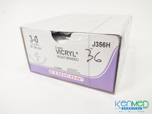 Ethicon J356H Coated Vicryl Violet Braided (EXP 02-26-2023)
