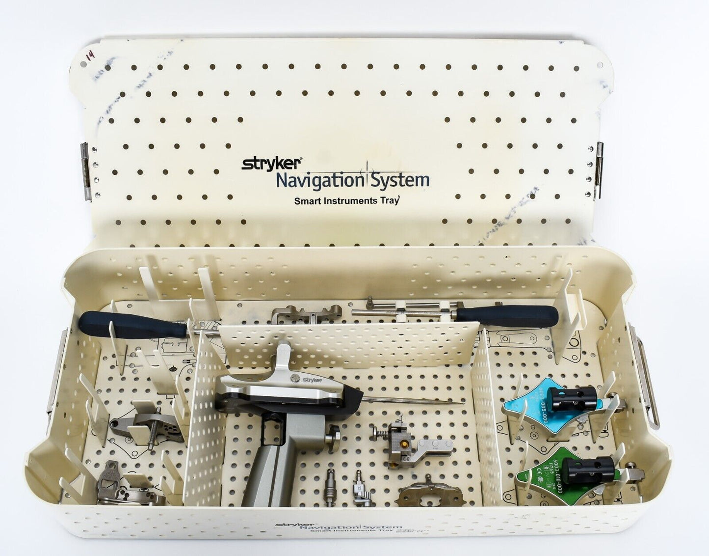 Stryker Navigation Instrument Tray Precision Knee 6003-100-020 6003-100-090