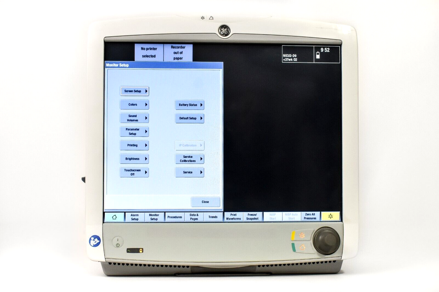 GE CARESCAPE Patient Monitor B650