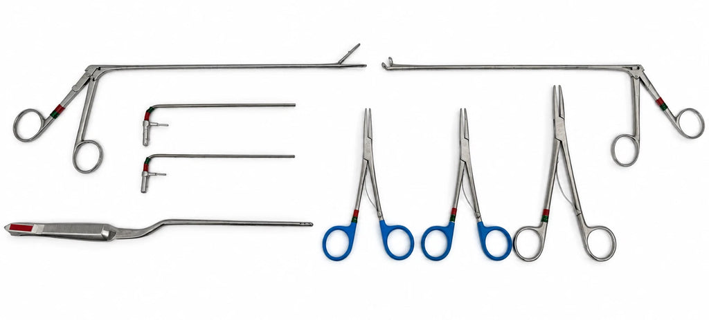 Pilling 50-5102 ENT Laryngoscopy Surgical Instrument Set