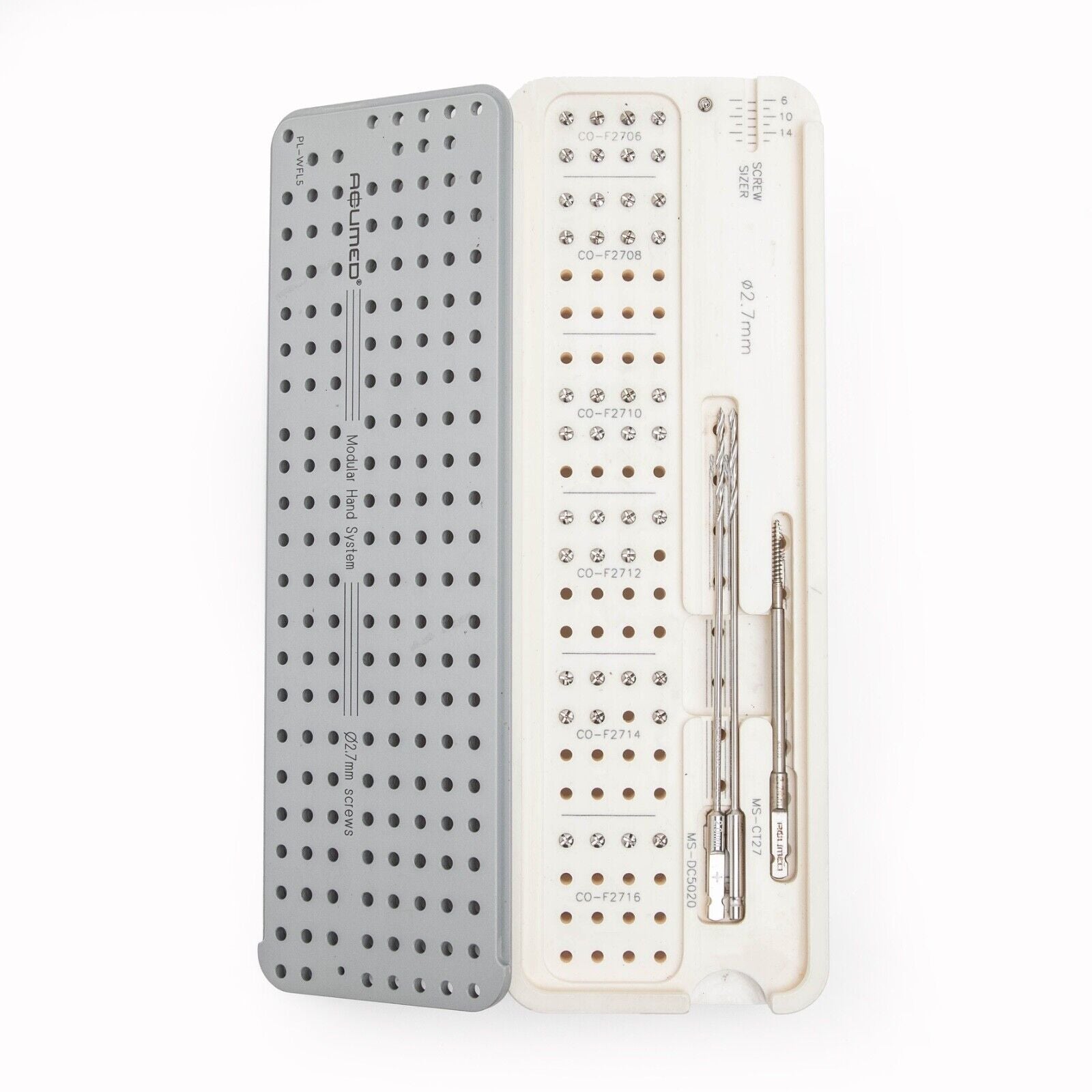 Acumed Wrist Fusion Kit PL-2040, PL-SR29, MS-1030, CO-F2108, PL-WF60