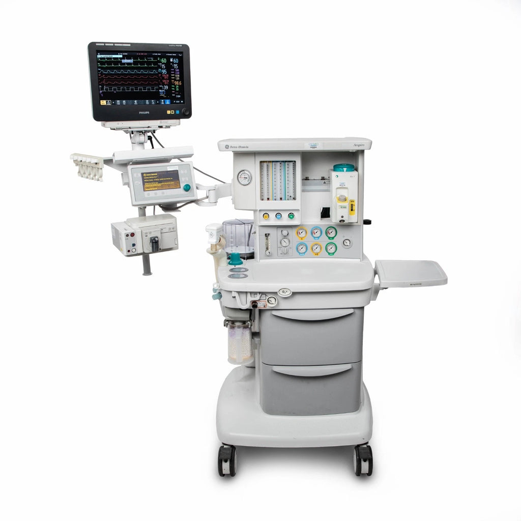 GE Aespire 7900 Anesthesia Machine; Philips MX700 Monitor, G7M Gas Module, TEC7 Sevoflurane