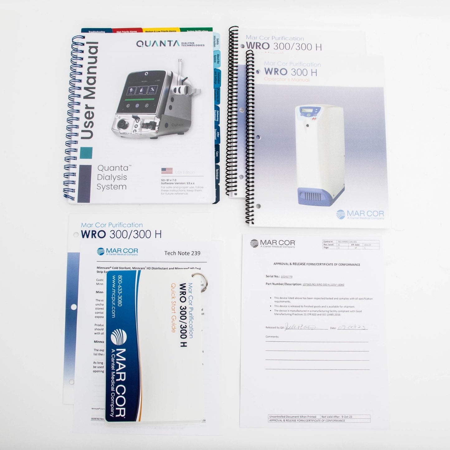 Quanta Dialysis System SC-13940, WRO300H Reverse Osmosis Dialysis Water System