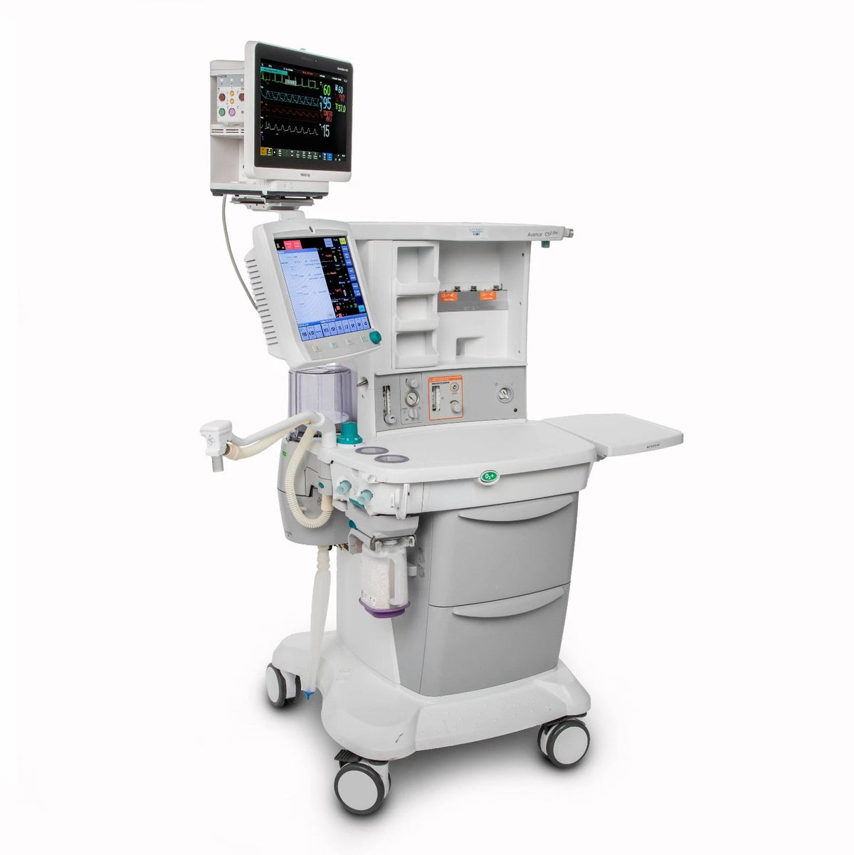 Cs2 Anesthesia Rear GE Avance CS2 Pro Anesthesia Machine, E-sCAiO Gas Module, Mindray Bene ...