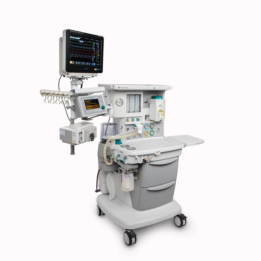 GE Aespire 7900 Anesthesia Machine; Philips MX700 Monitor, G7M Gas Module, TEC7 Sevoflurane