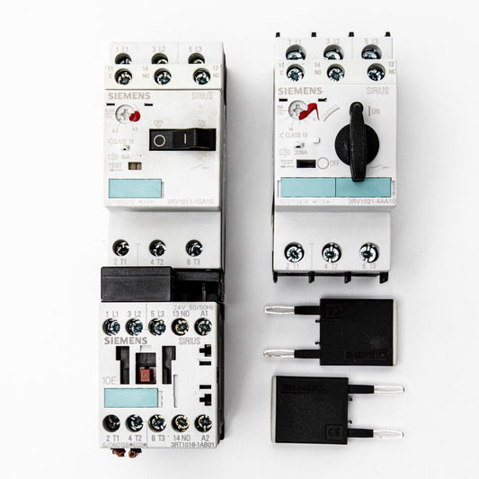 Siemens Motor Starter Protection; Contactors 3RV1011-1GA10 3RT1016-1AB01