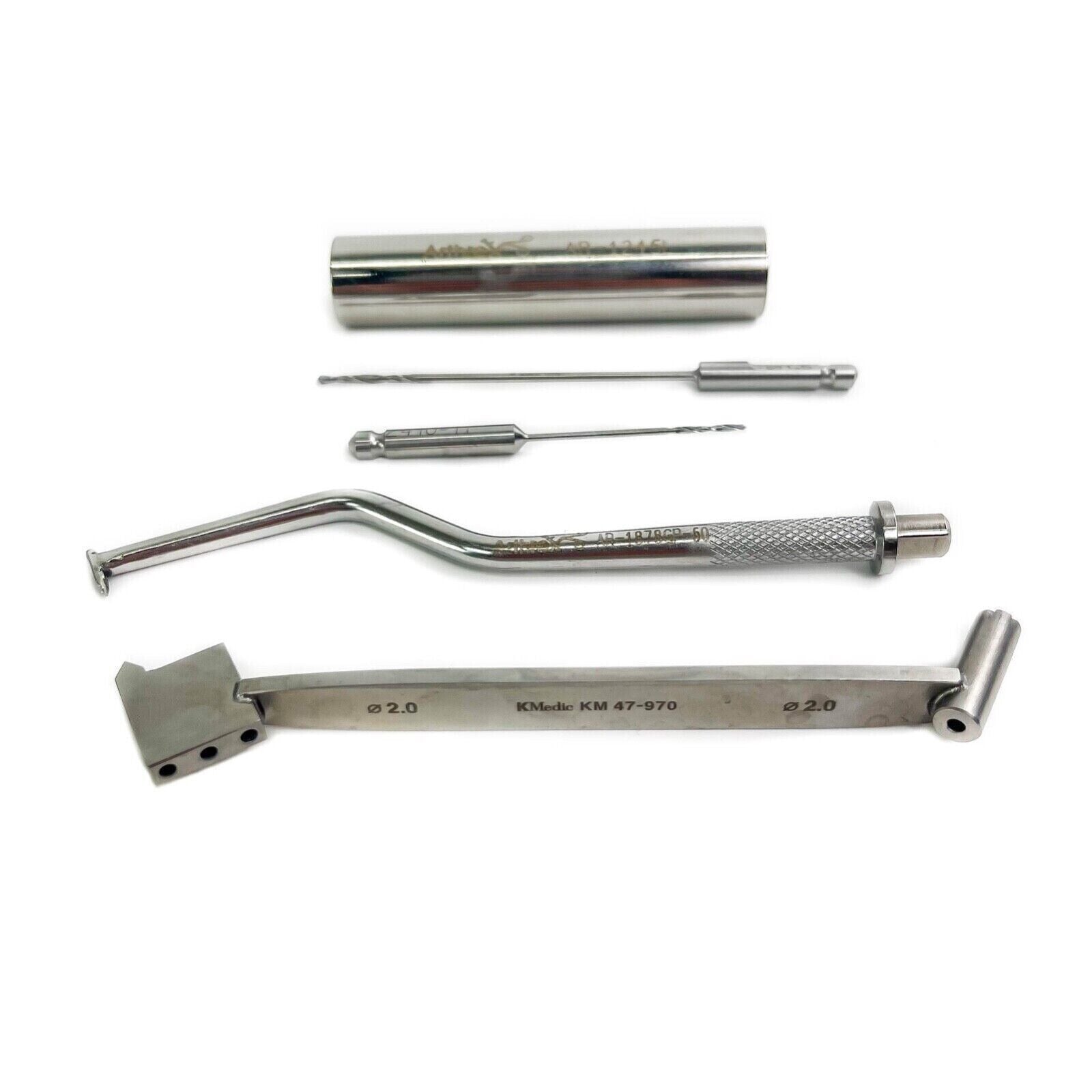 Acufex Mitek Arthrex Linvatec Endo Corp Sythes ACL Drill Guide Set 013542 014417