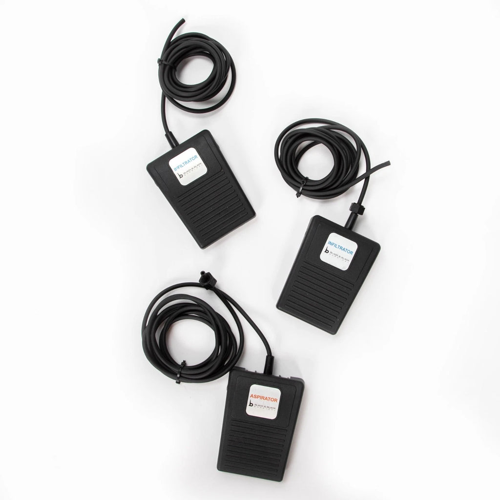 Black & Black Surgical Vitruvian Aspirator System w/ Liposuction Cannula Set