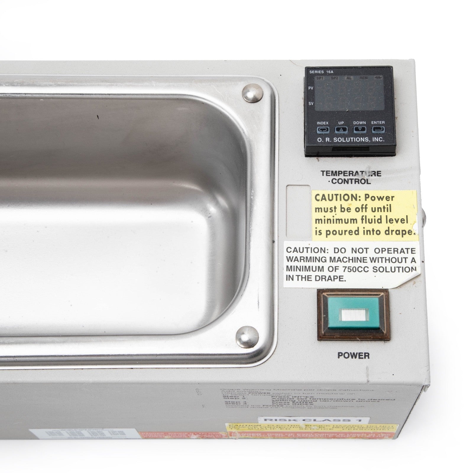 O.R. Solutions Fluid Warmer 19.5" x 5" x 4”, ORS-20570