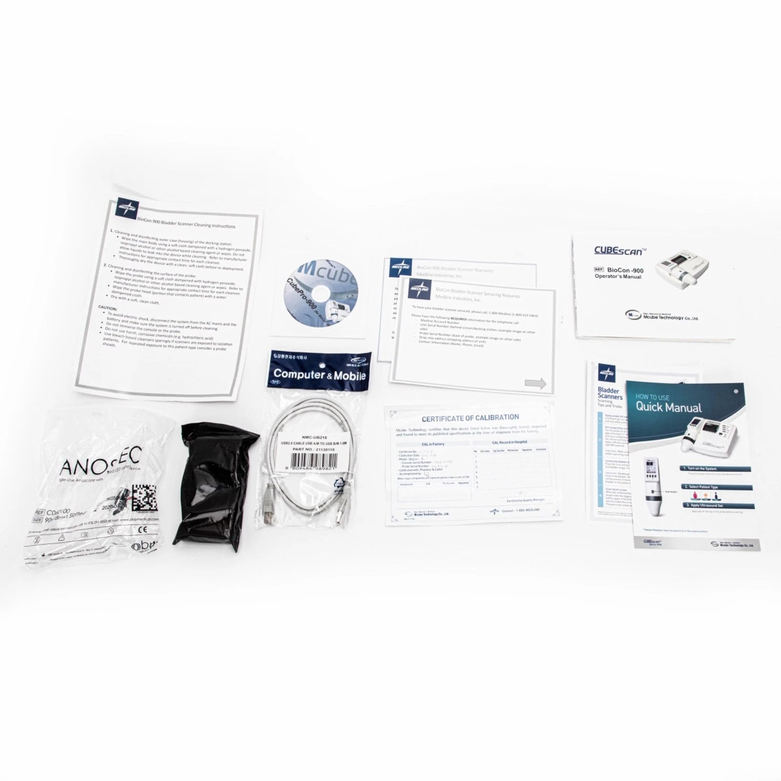CubeScan BioCon 900 Bladder Scanner with Printer