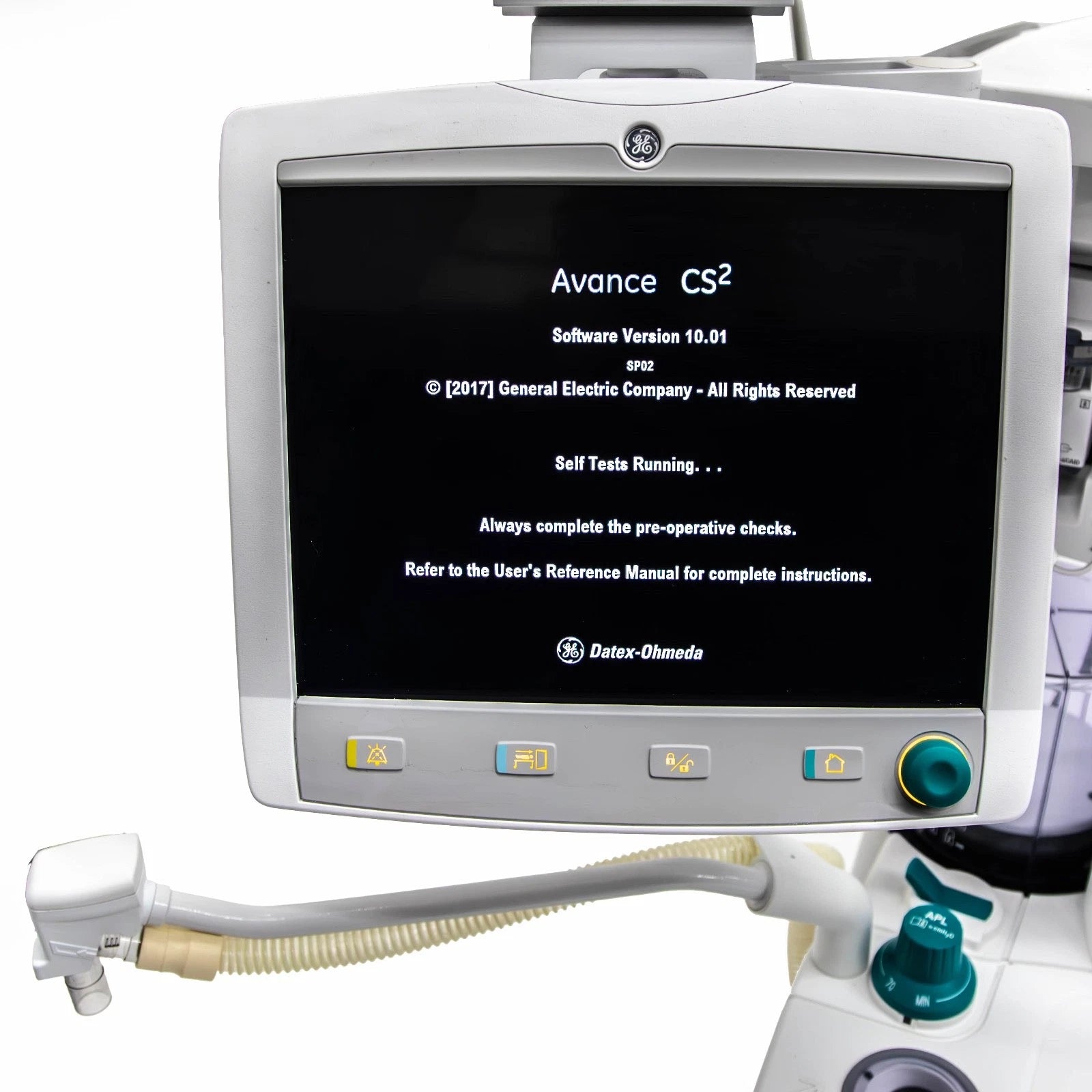 GE Avance CS2 Pro Anesthesia Machine, E-sCAiO Gas Module, Mindray Benevision N15
