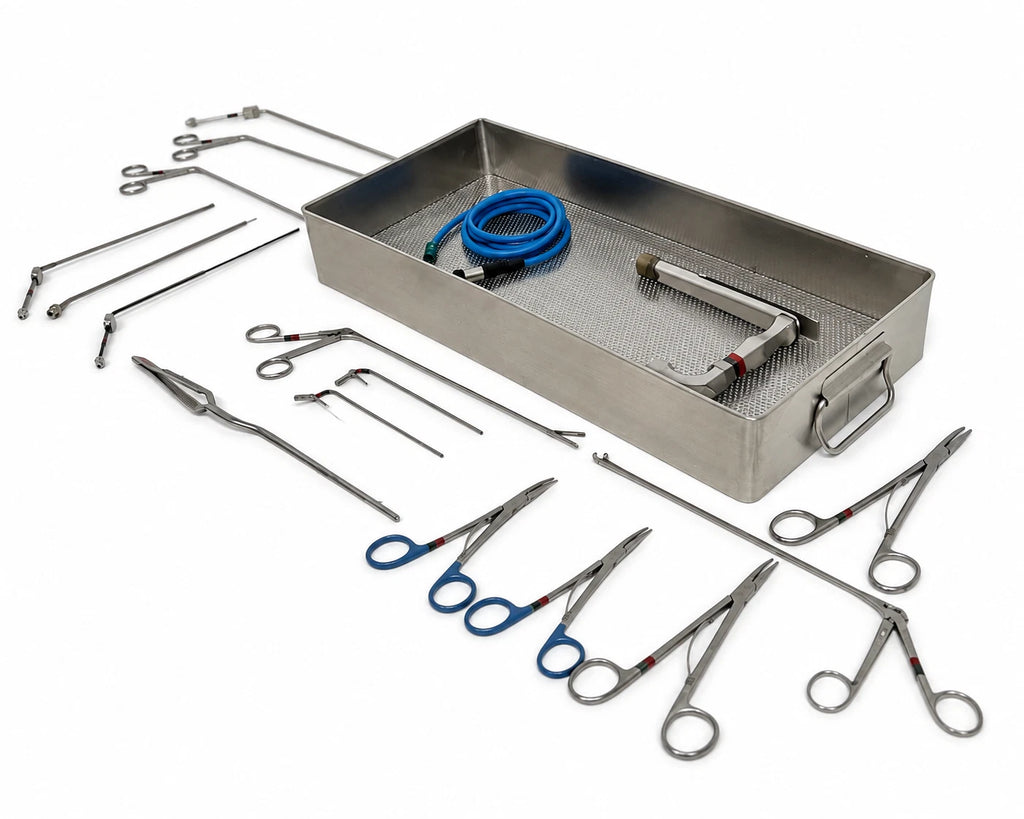 Pilling 50-5102 ENT Laryngoscopy Surgical Instrument Set