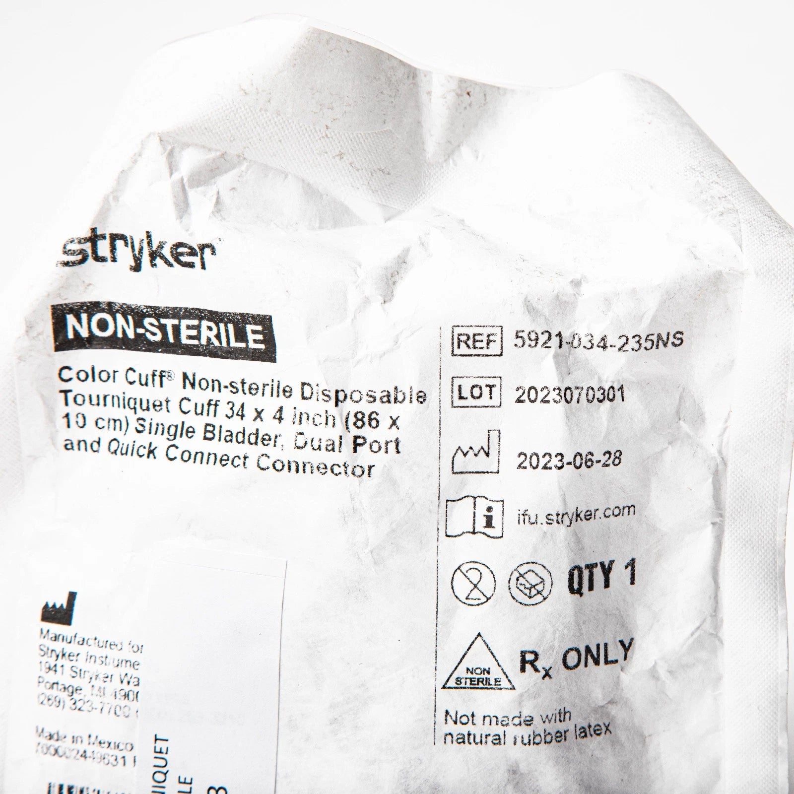 Stryker 5920-11 Smart Pump Duel Channel Auto Tourniquet System; Cuffs