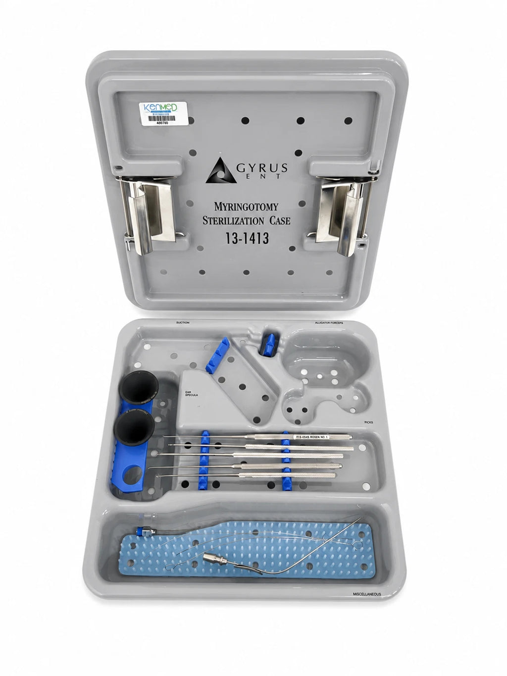 Gyrus 7013-0629 ENT Myringotomy Surgical Instrument Set