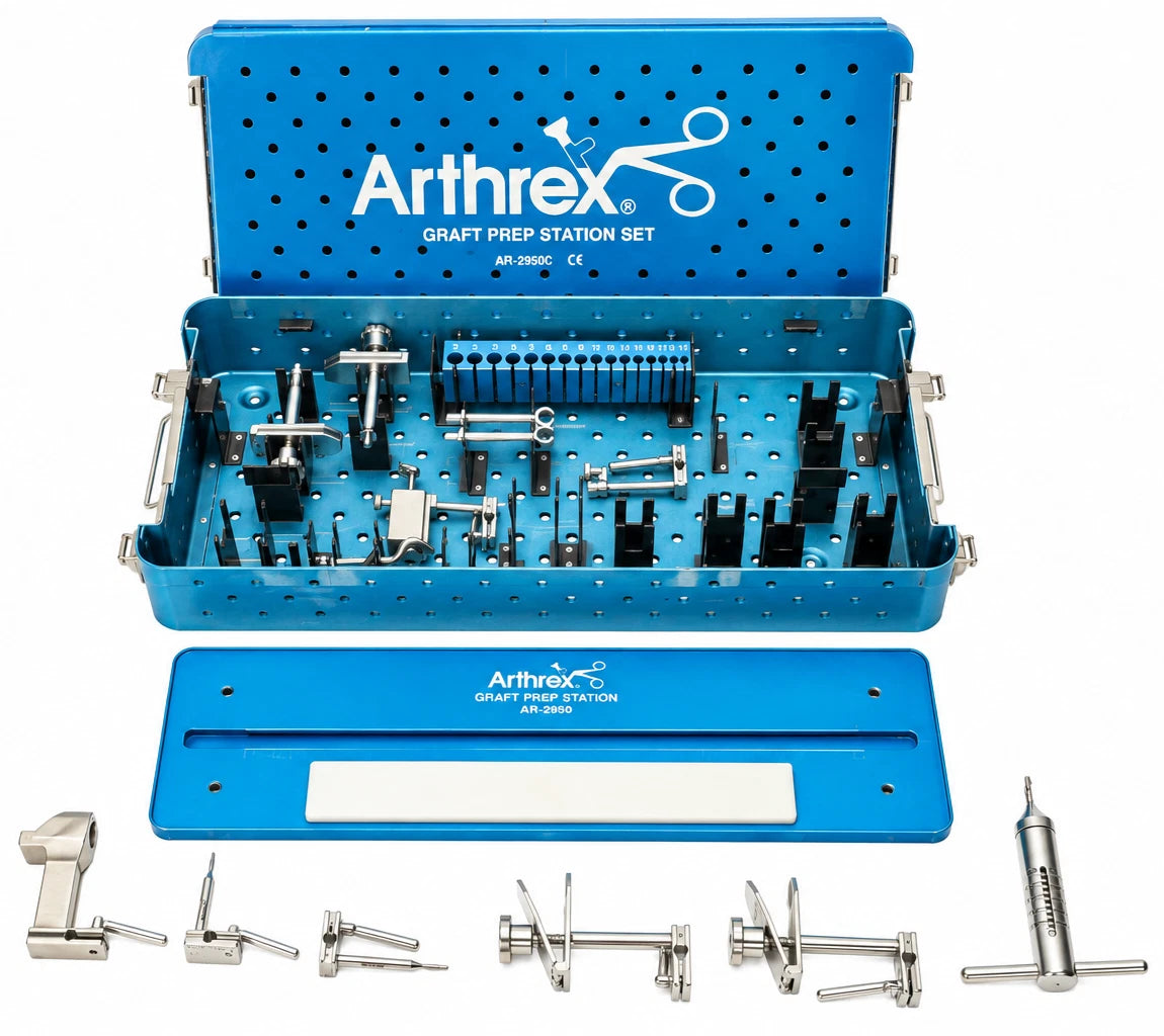 Arthrex AR-2950 Graft Preparation Station Instrument Set