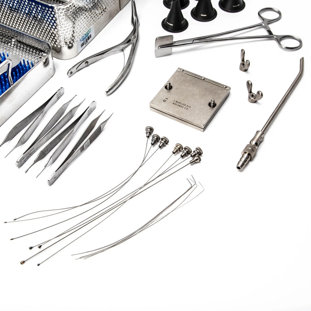V.Mueller ENT Basic Ear Surgical Instrument Tray