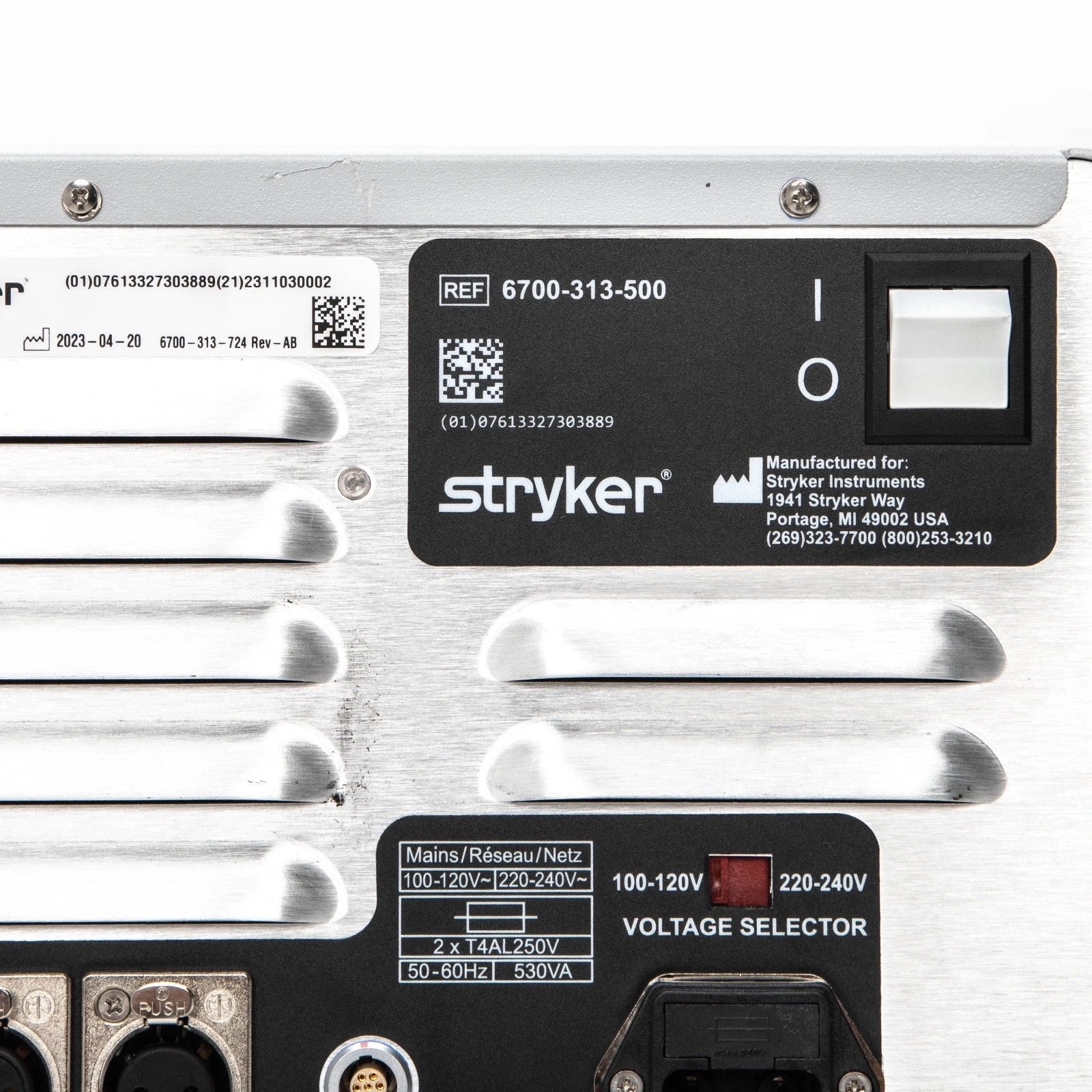 Stryker 6700-313-500 Malis Bipolar Electrosurgical Generator