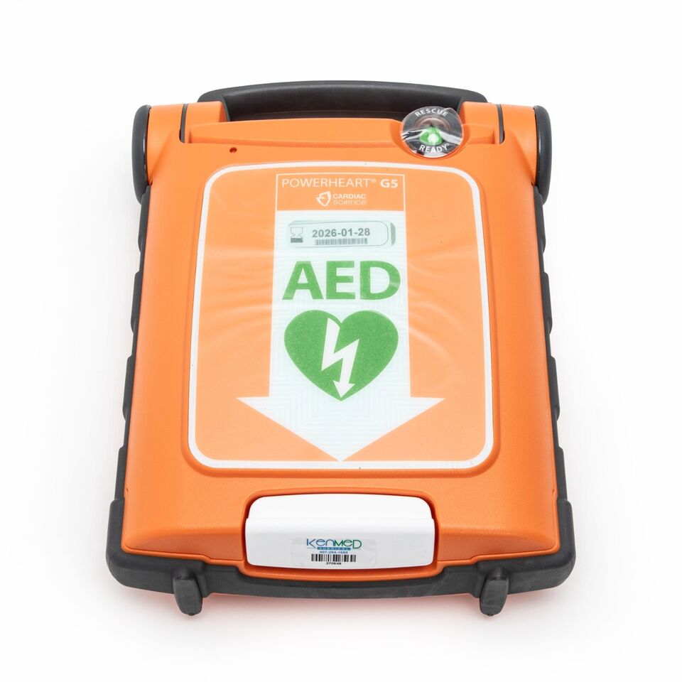 NEW Powerheart G5 AED Portable System, CF-140S, XBTAED001A, XELAED002B