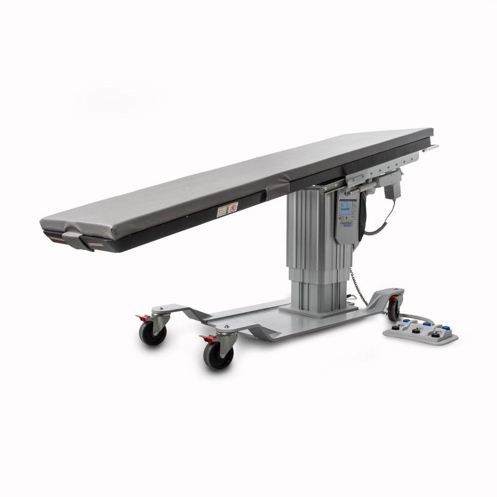 Oakworks Medical CFPMB301 Rectangular Top Imaging Table; Hand & Foot Switch