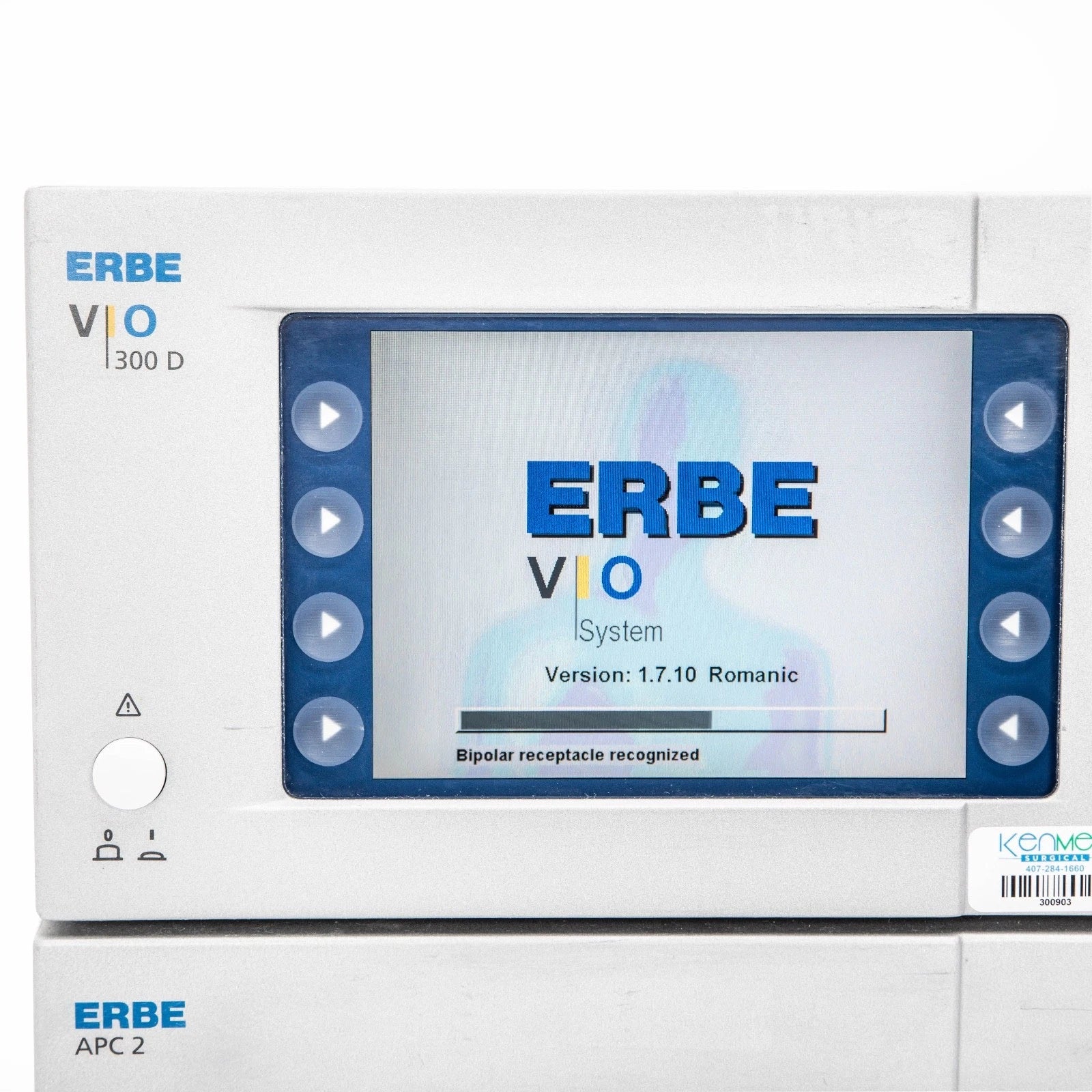 ERBE VIO 300D Electrosurgical Platform, APC2 Argon Generator SV: 1.7.10
