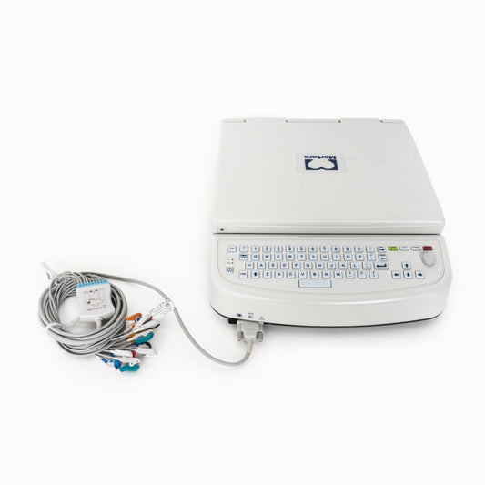 Mortara ELI 350 12-Lead EKG Electrocardiograph Machine HD Display w Leads
