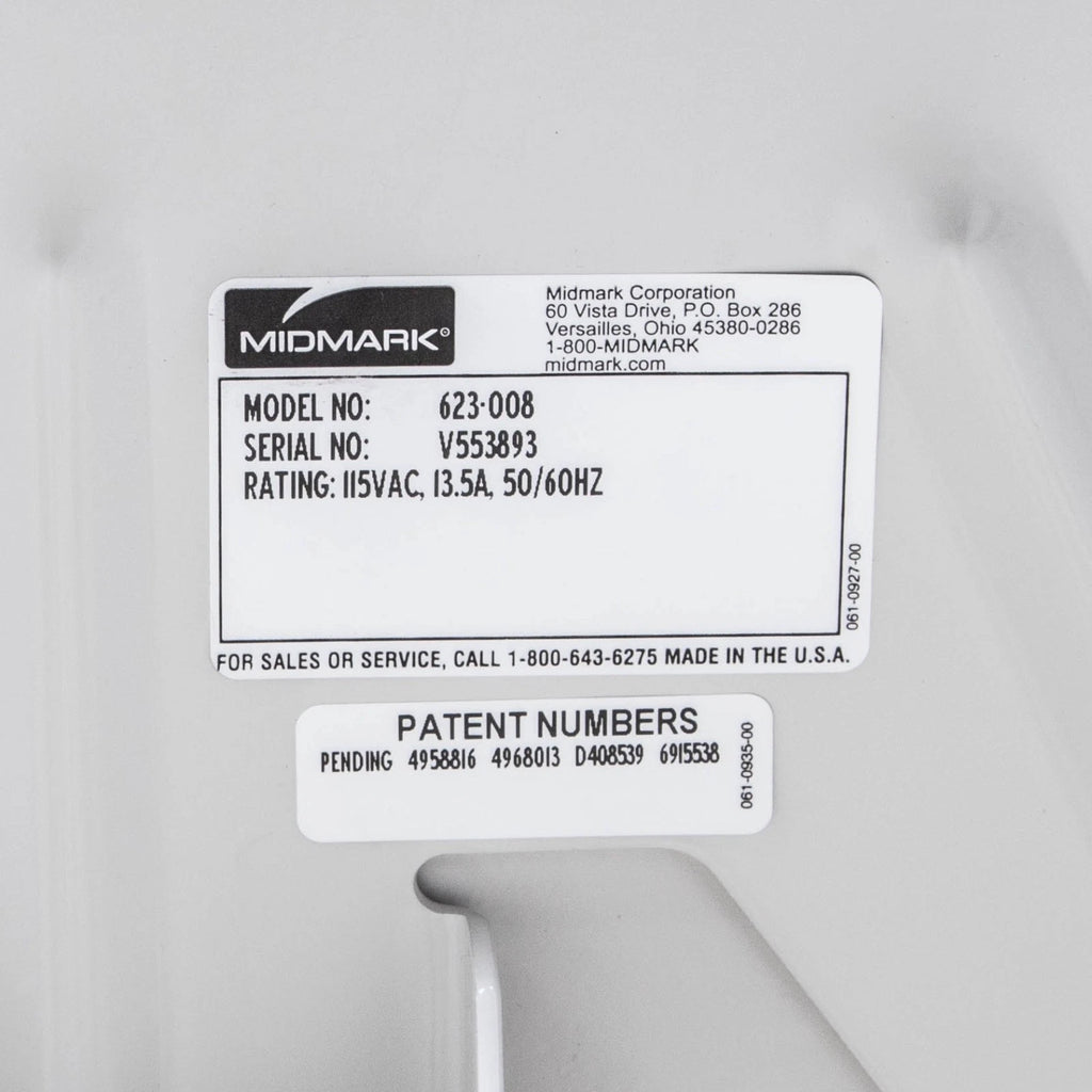 Midmark 623-008 Barrier Free Electric Exam Table - Hand Control/Foot Control Inc