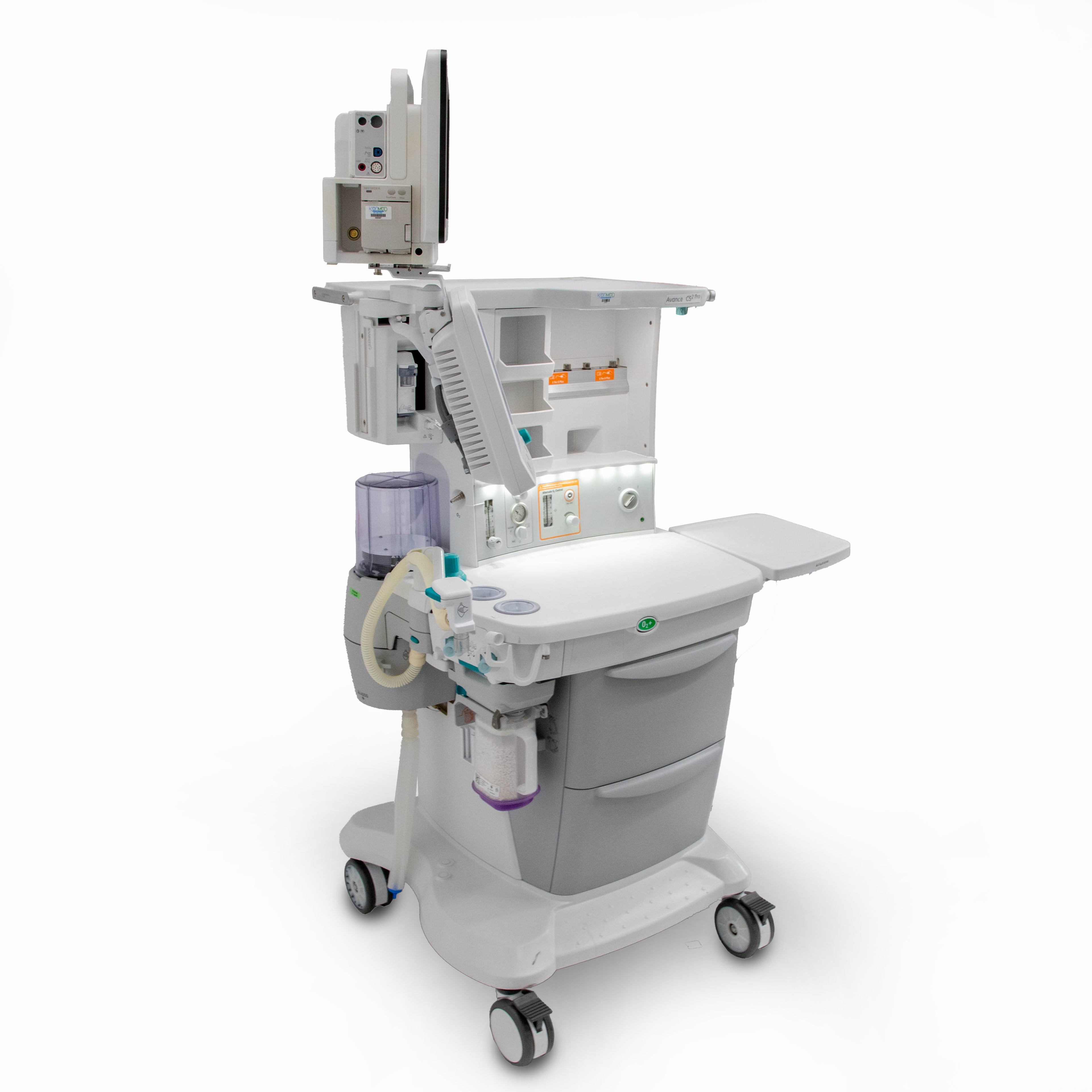 GE Avance CS2 Anesthesia Machine with Philips IntelliVue MX550 Patient Monitor