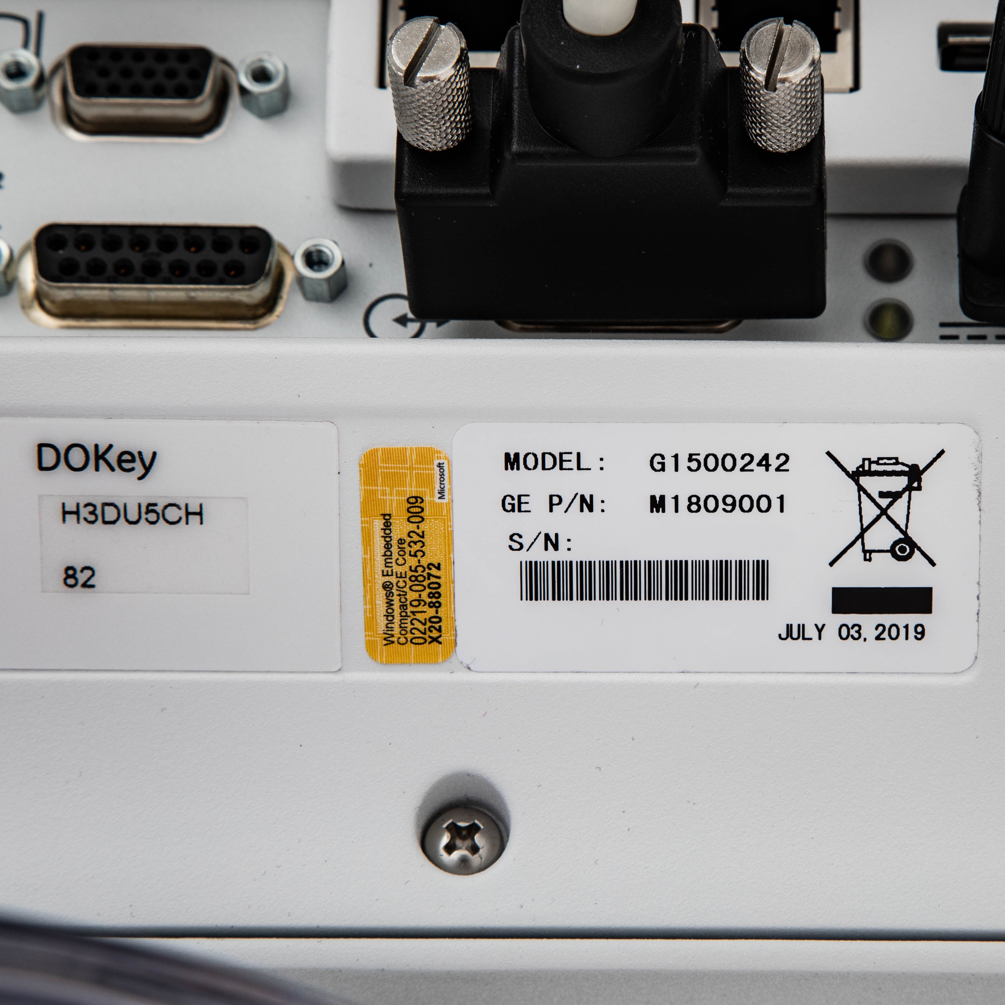 GE Carestation 650 Anesthesia Machine; E-sCAiO Gas Module, Philips IntelliVue MX550