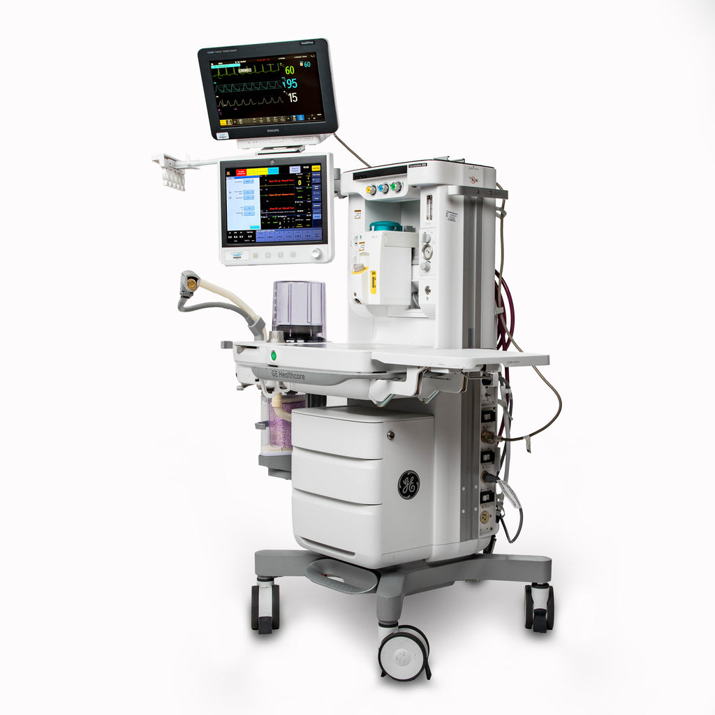 GE Carestation 650 Anesthesia Machine; E-sCAiO Gas Module, Philips IntelliVue MX550