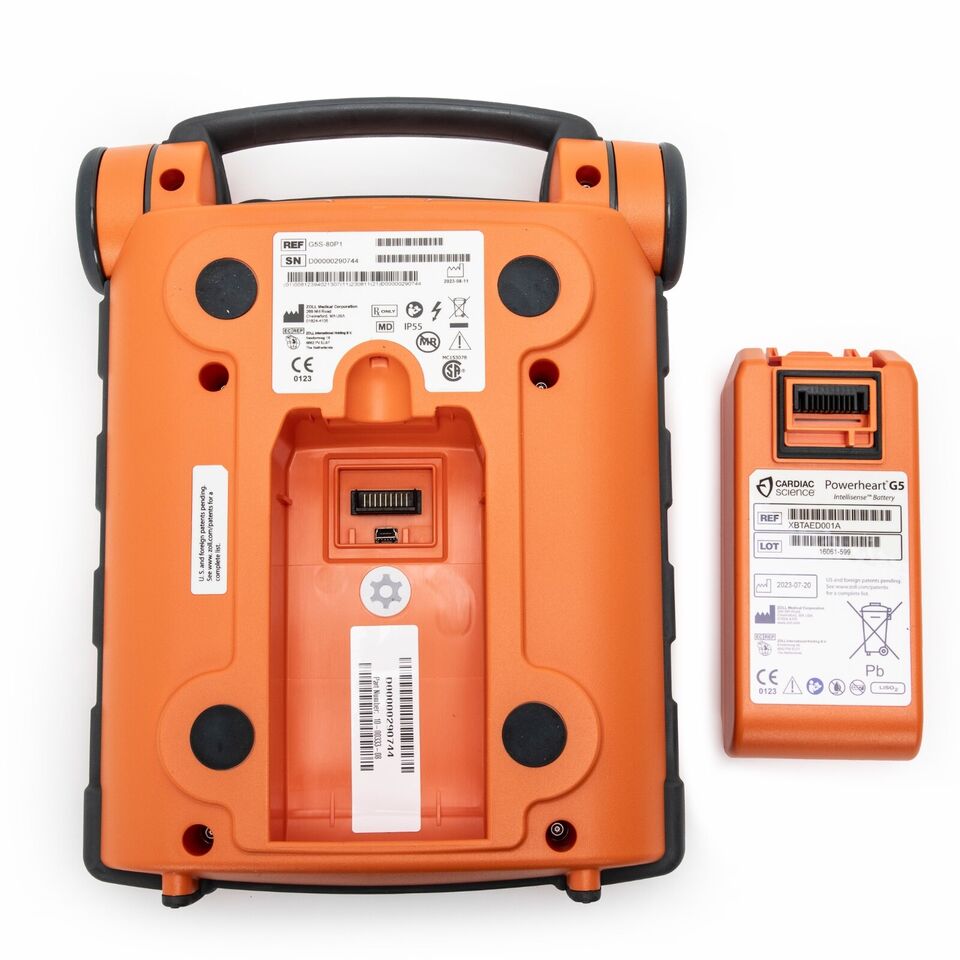 NEW Powerheart G5 AED Portable System, CF-140S, XBTAED001A, XELAED002B