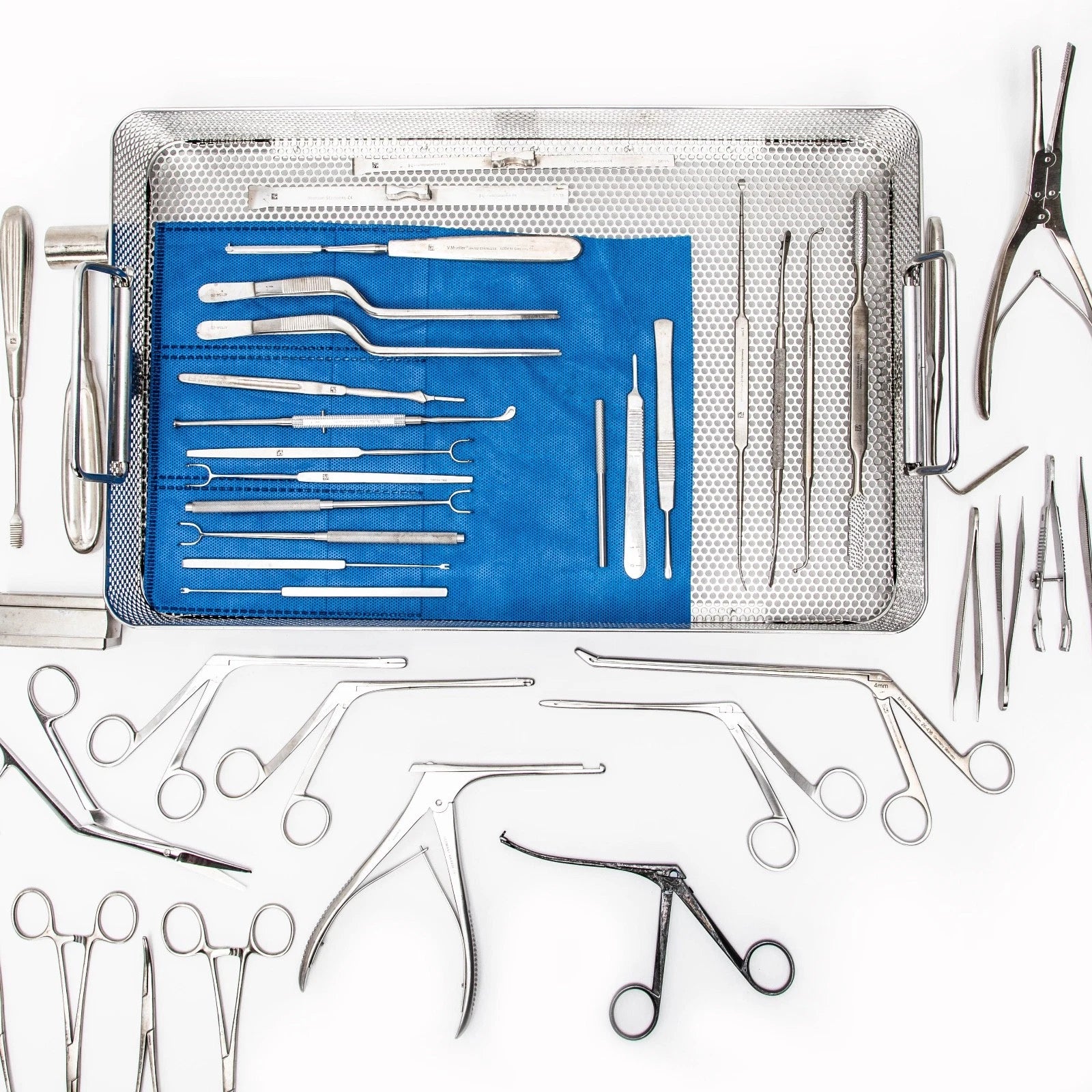 Miltex ENT Nasal Surgical Instrument Tray Set