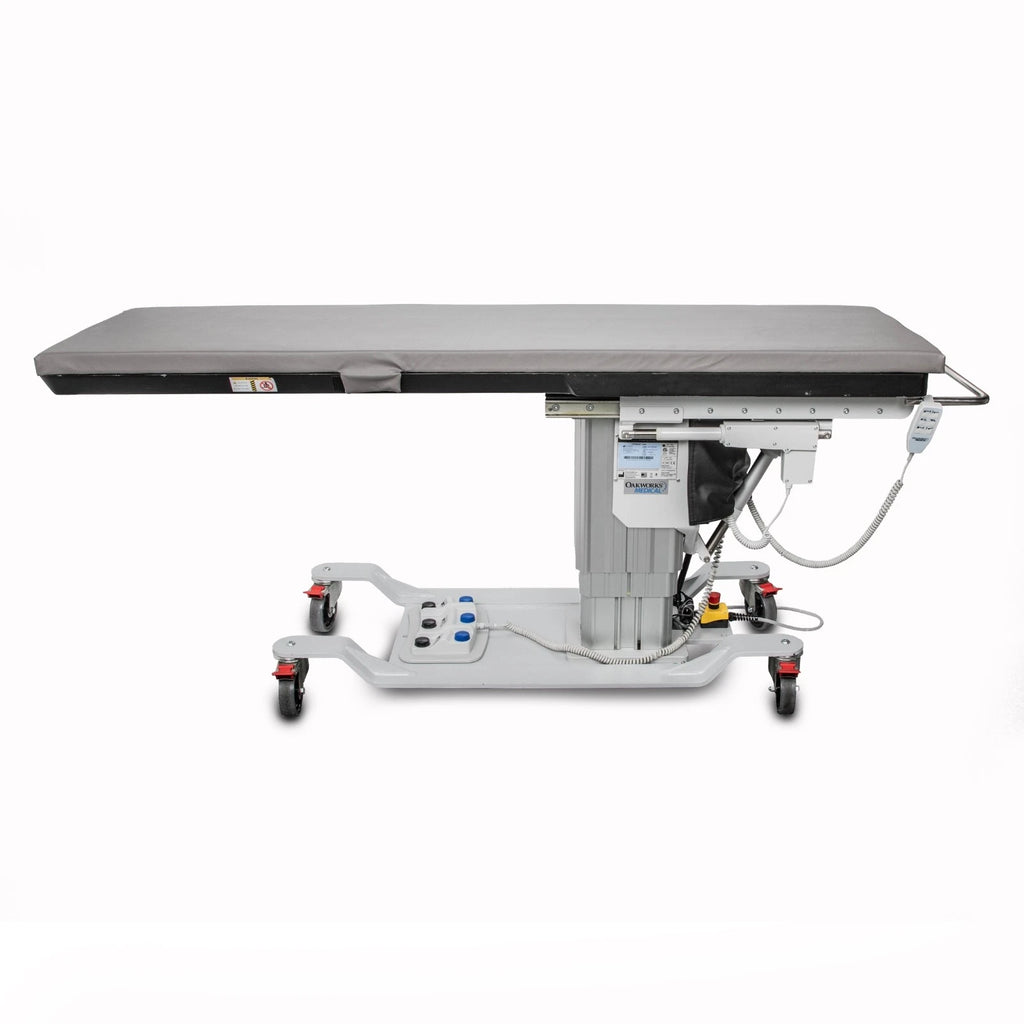 Oakworks Medical CFPMB301 Rectangular Top Imaging Table; Hand & Foot Switch